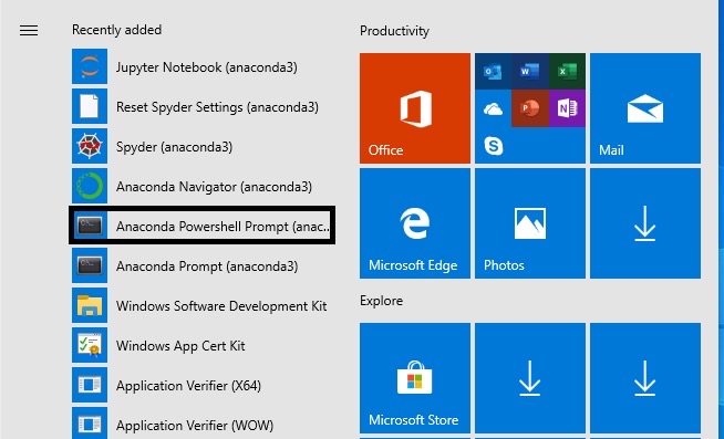 anaconda prompt vs powershell